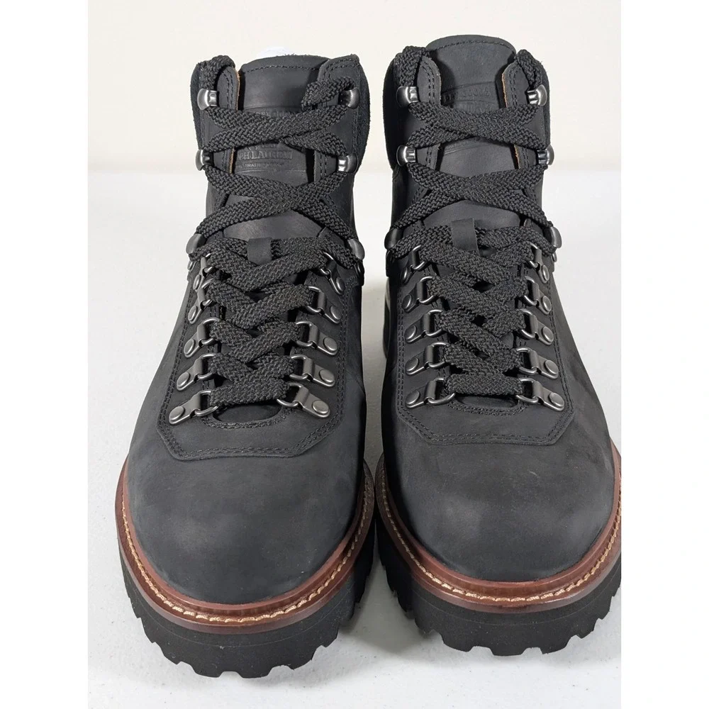 Polo Ralph Lauren Alpine Trail Boots Black Suede Mens 9.5D Hiking Outdoor